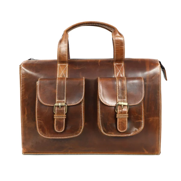 S2M Executive Laptop Bag Messenger Genuine Leather Bag